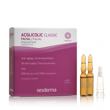 Sesderma ACGLICOLIC CLASSIC FORTE ampulės 5x2ml nemokamas pristatymas