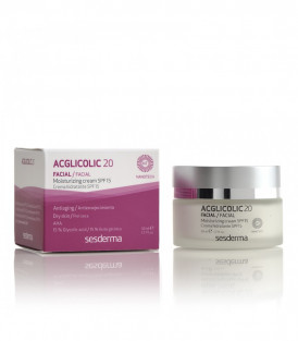 Sesderma ACGLICOLIC 20 drėkinamasis kremas SPF15 50 ml nemokamas pristatymas