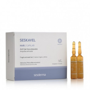 Sesderma SESKAVEL ampulės nuo plaukų slinkimo 12x8ml nemokamas pristatymas